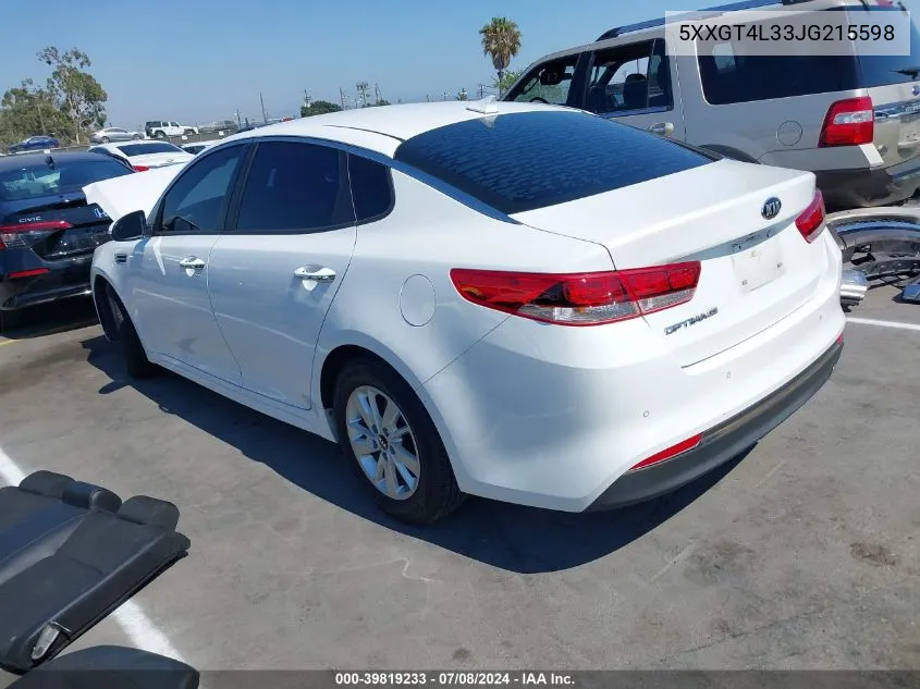 5XXGT4L33JG215598 2018 Kia Optima Lx