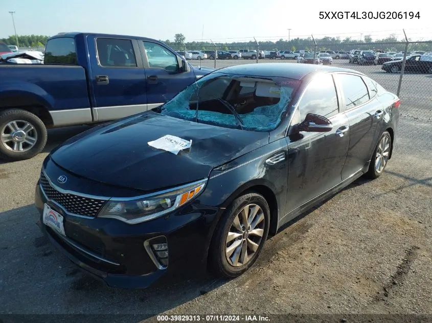 5XXGT4L30JG206194 2018 Kia Optima S