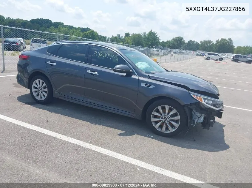 2018 Kia Optima S VIN: 5XXGT4L37JG227866 Lot: 39829908