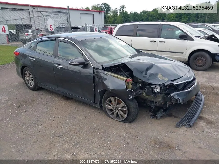 KNAGT4L32J5235469 2018 Kia Optima Lx