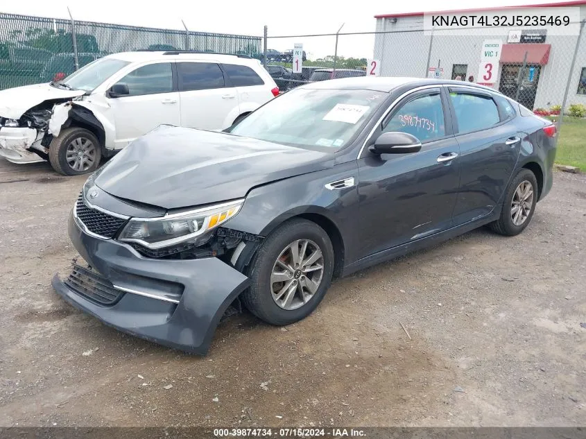 KNAGT4L32J5235469 2018 Kia Optima Lx