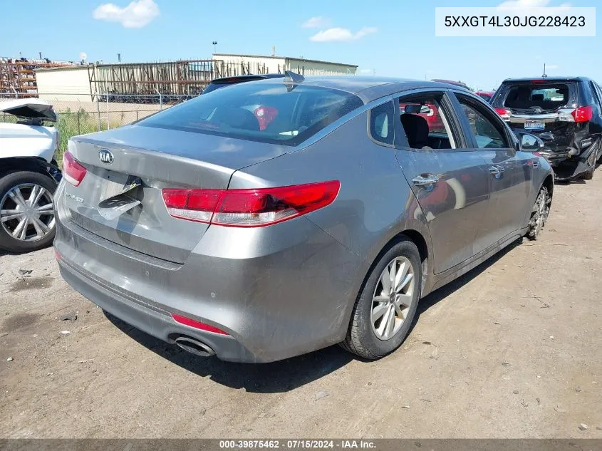 5XXGT4L30JG228423 2018 Kia Optima Lx