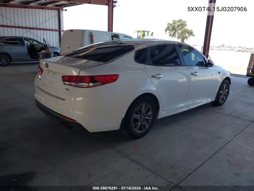 5XXGT4L15JG207906 2018 Kia Optima Lx Turbo