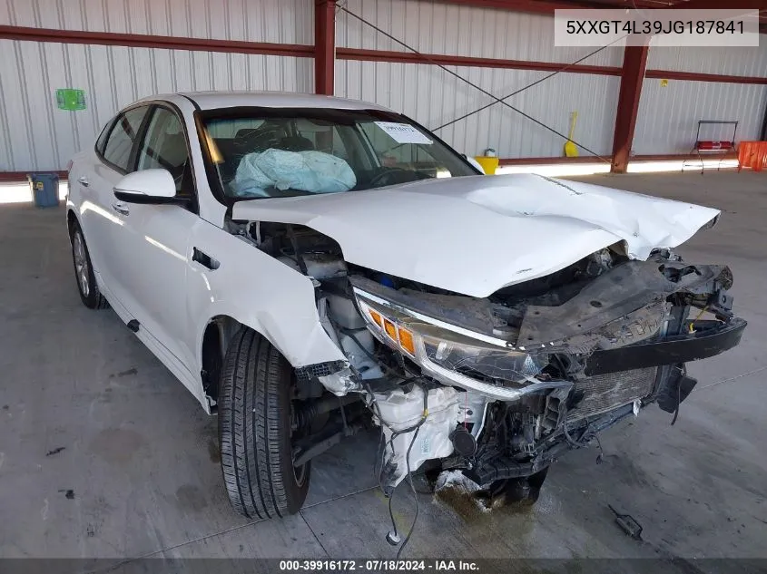 5XXGT4L39JG187841 2018 Kia Optima S