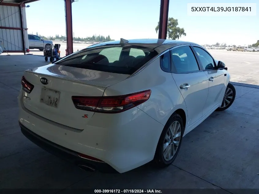 5XXGT4L39JG187841 2018 Kia Optima S