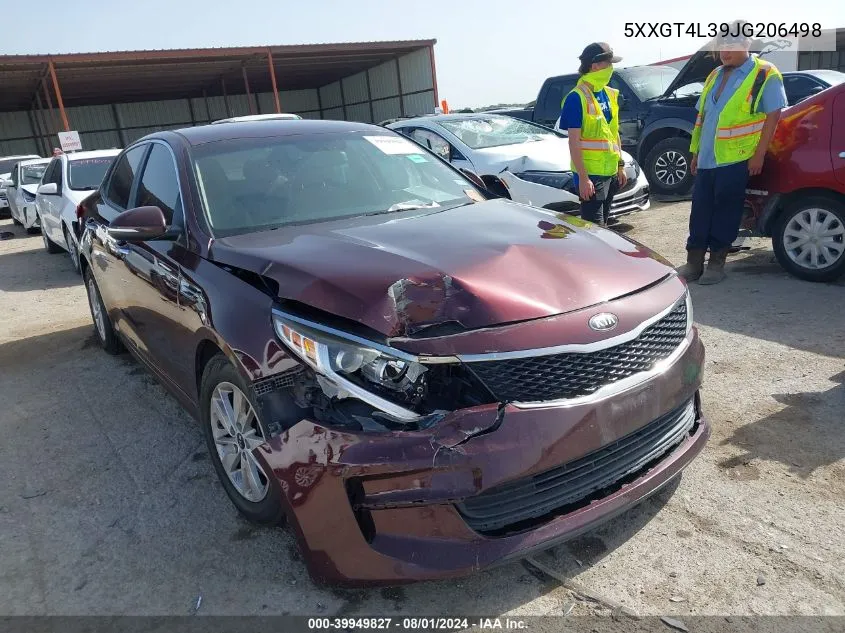 5XXGT4L39JG206498 2018 Kia Optima Lx