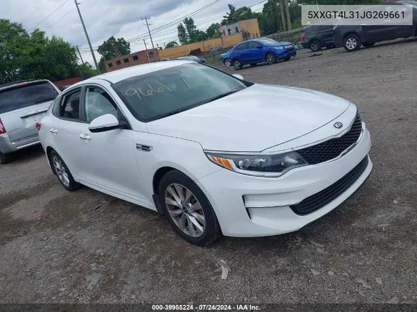 2018 Kia Optima Lx VIN: 5XXGT4L31JG269661 Lot: 39955224