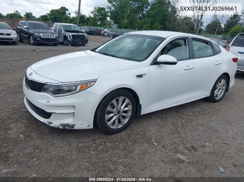 2018 Kia Optima Lx VIN: 5XXGT4L31JG269661 Lot: 39955224