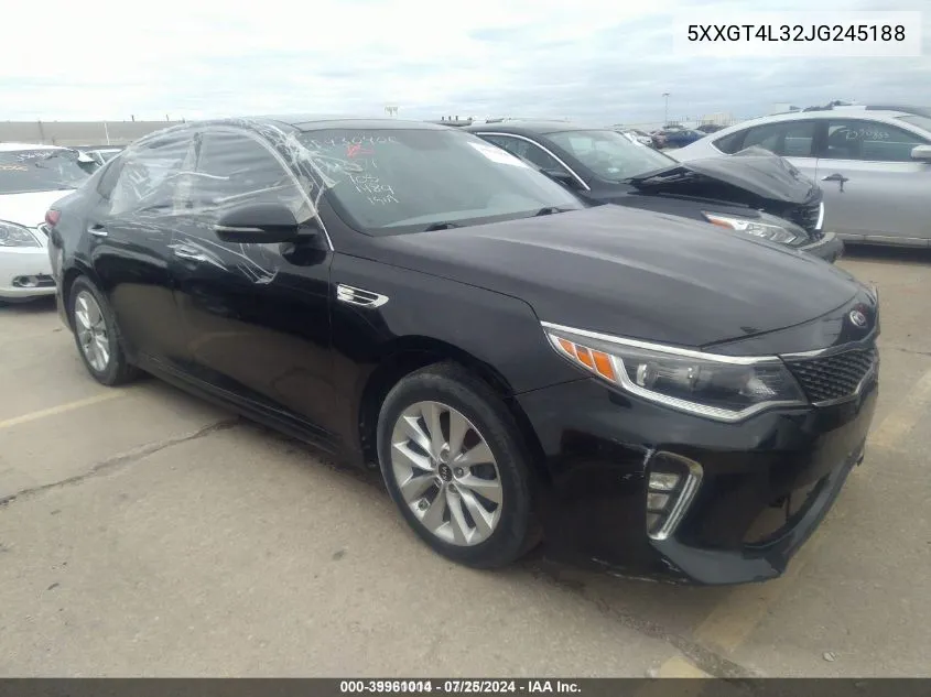 2018 Kia Optima S VIN: 5XXGT4L32JG245188 Lot: 39961014