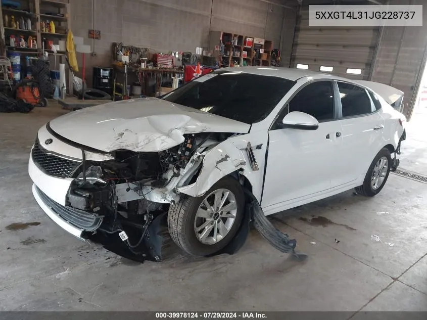 5XXGT4L31JG228737 2018 Kia Optima Lx