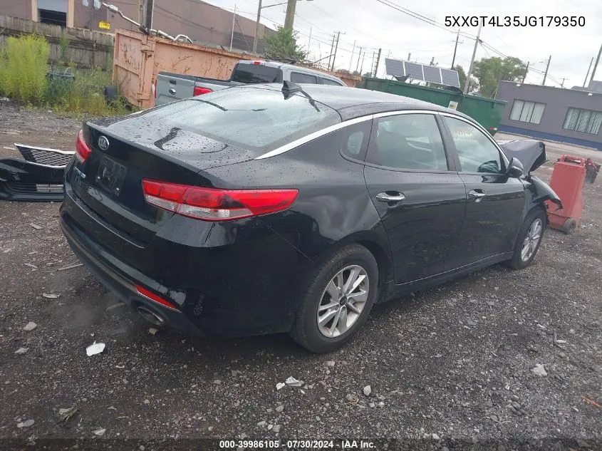 5XXGT4L35JG179350 2018 Kia Optima Lx