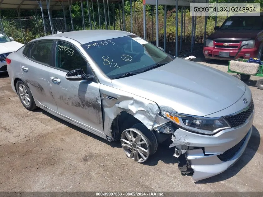 5XXGT4L3XJG248954 2018 Kia Optima Lx