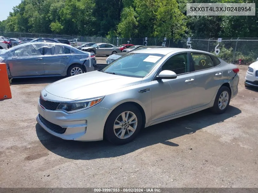 5XXGT4L3XJG248954 2018 Kia Optima Lx