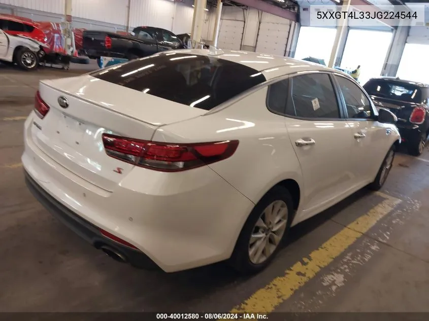 5XXGT4L33JG224544 2018 Kia Optima S