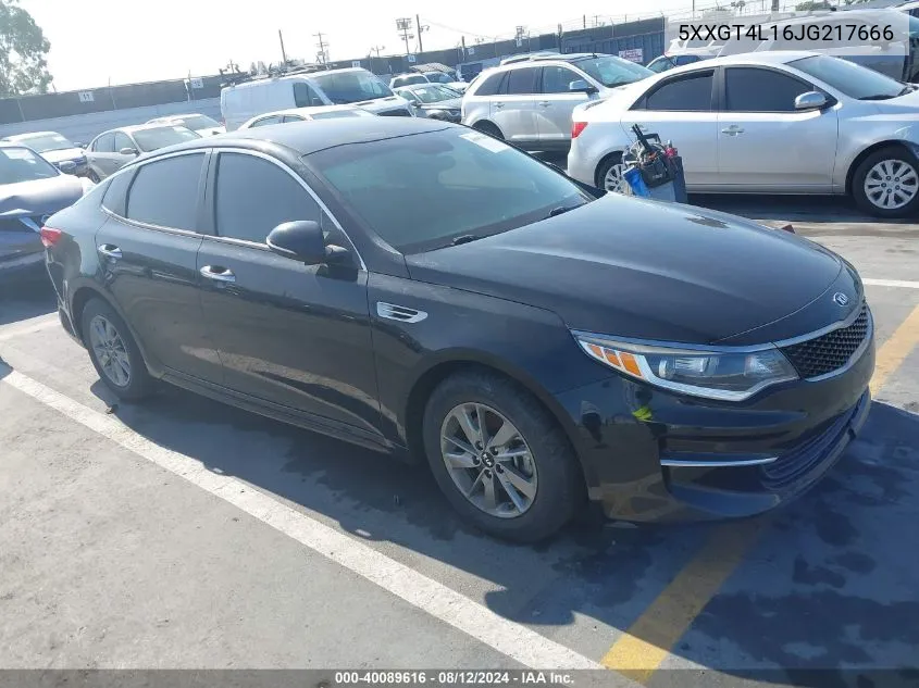 5XXGT4L16JG217666 2018 Kia Optima Lx Turbo