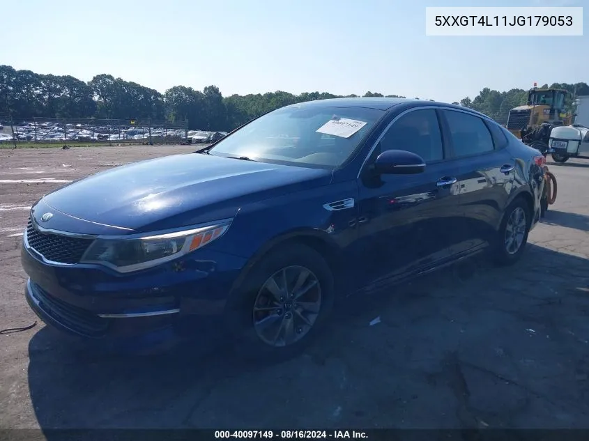 5XXGT4L11JG179053 2018 Kia Optima Lx Turbo