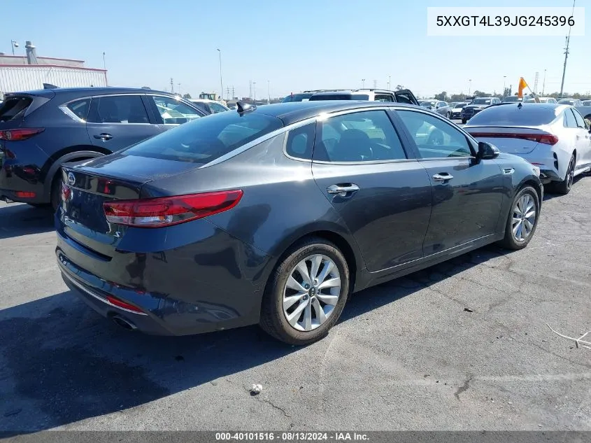 2018 Kia Optima S VIN: 5XXGT4L39JG245396 Lot: 40101516