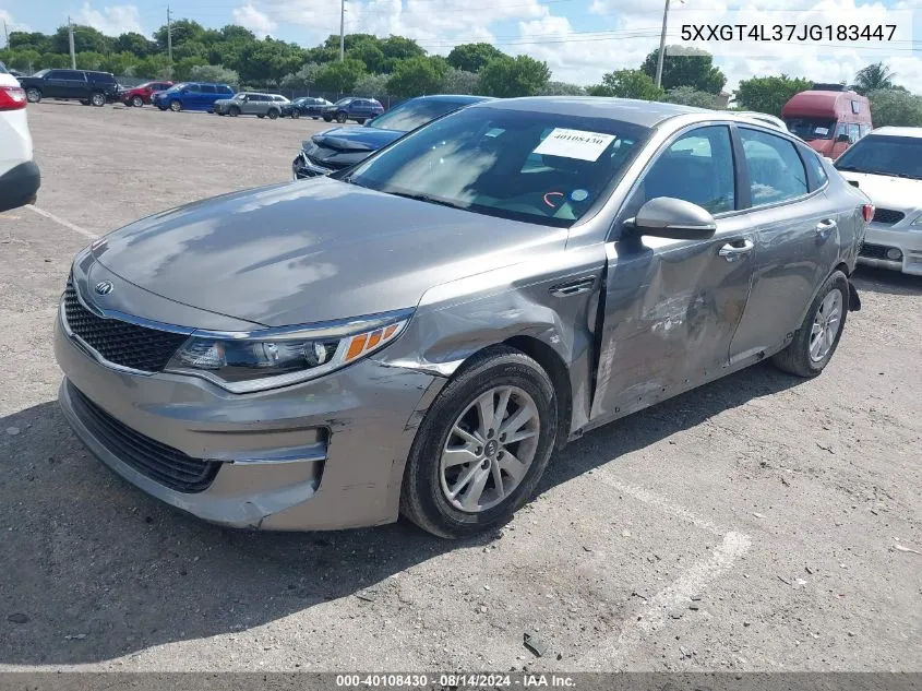 5XXGT4L37JG183447 2018 Kia Optima Lx