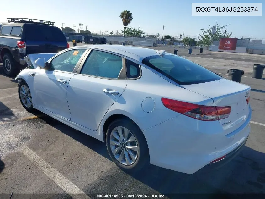 5XXGT4L36JG253374 2018 Kia Optima Lx