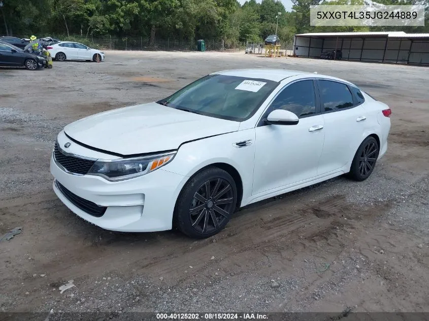 2018 Kia Optima Lx VIN: 5XXGT4L35JG244889 Lot: 40125202