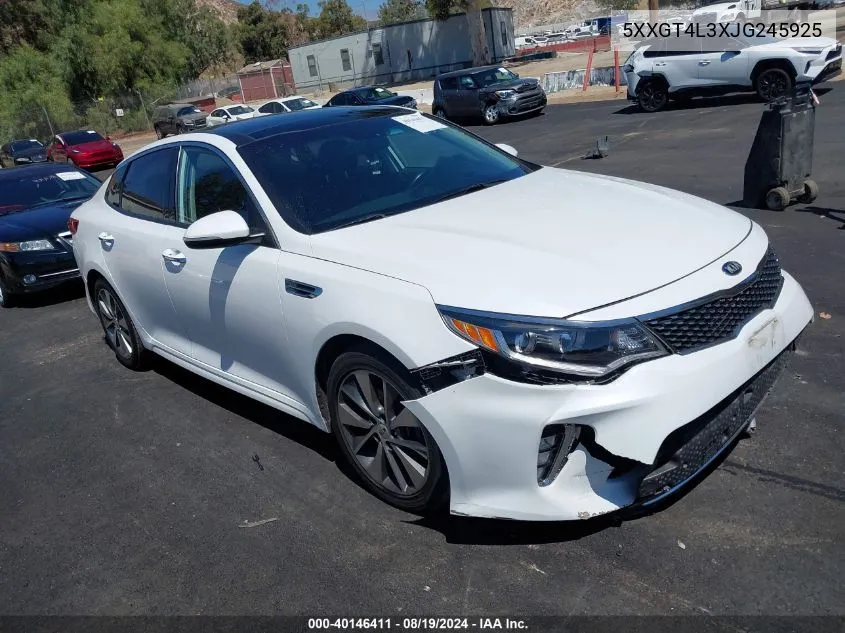 2018 Kia Optima S VIN: 5XXGT4L3XJG245925 Lot: 40146411