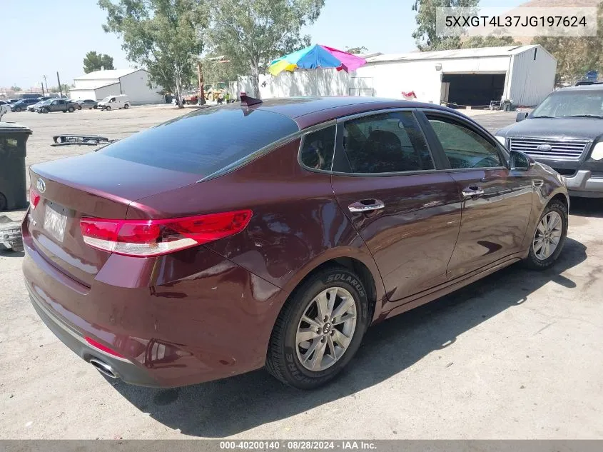 5XXGT4L37JG197624 2018 Kia Optima Lx