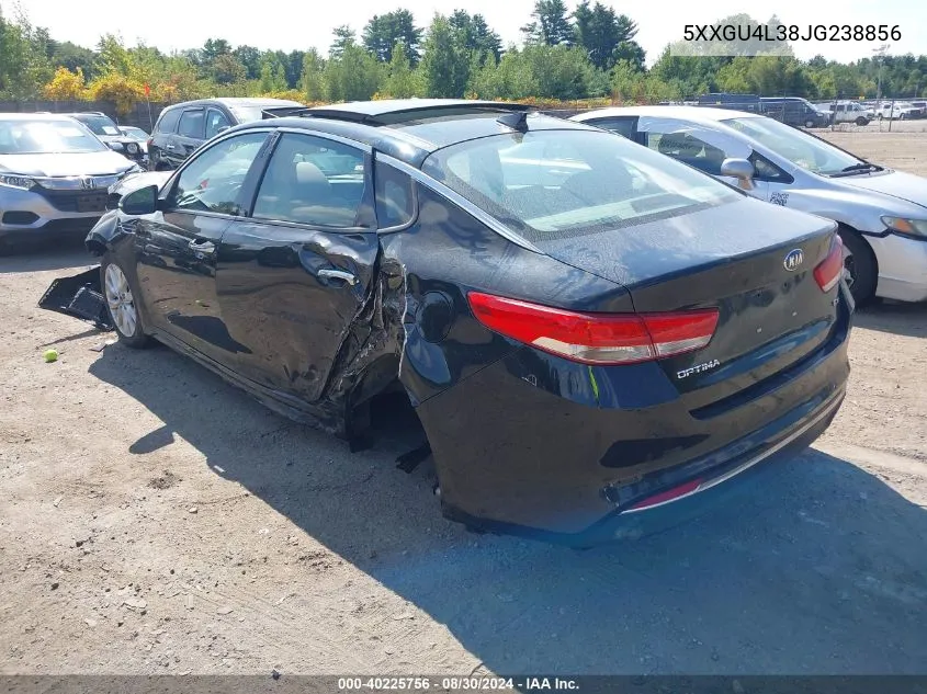 5XXGU4L38JG238856 2018 Kia Optima Ex