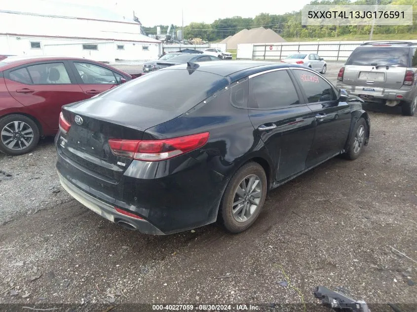 2018 Kia Optima Lx Turbo VIN: 5XXGT4L13JG176591 Lot: 40227059