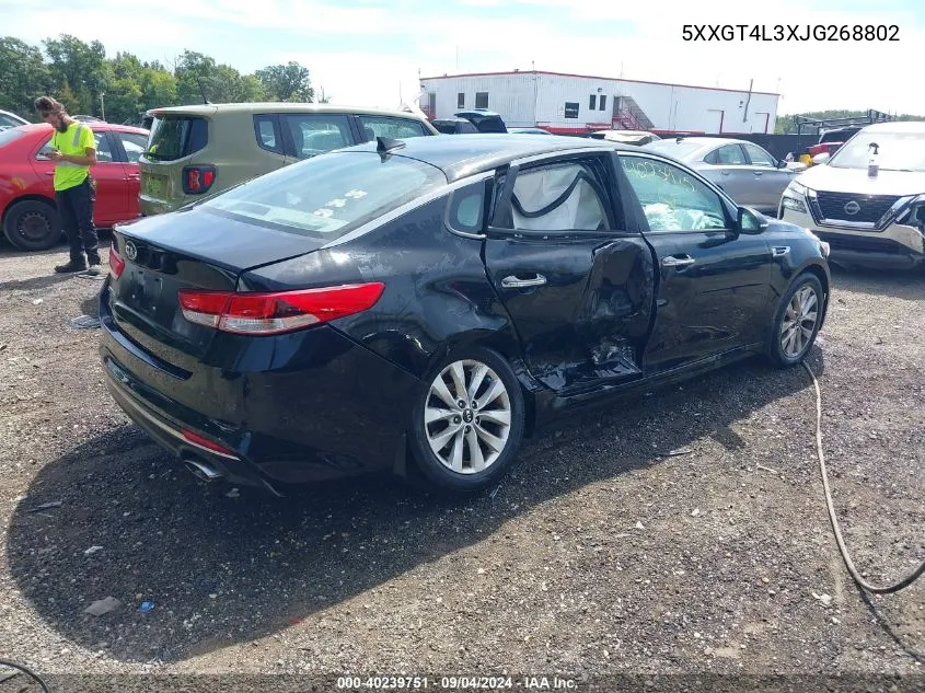 5XXGT4L3XJG268802 2018 Kia Optima Lx