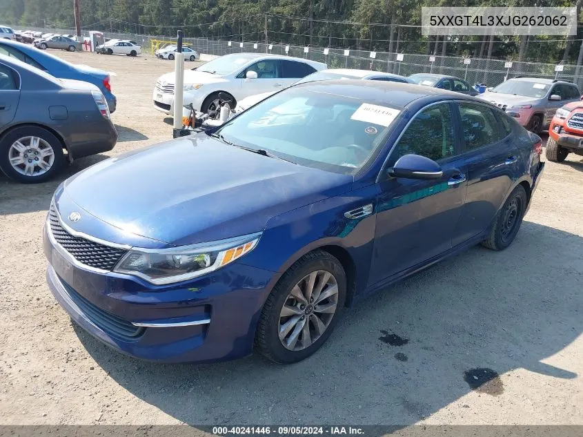 5XXGT4L3XJG262062 2018 Kia Optima Lx