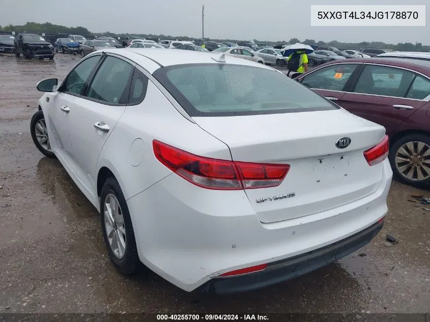 5XXGT4L34JG178870 2018 Kia Optima Lx/S