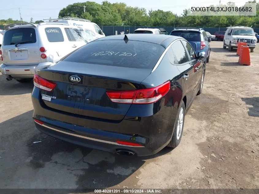 5XXGT4L3XJG186682 2018 Kia Optima Lx