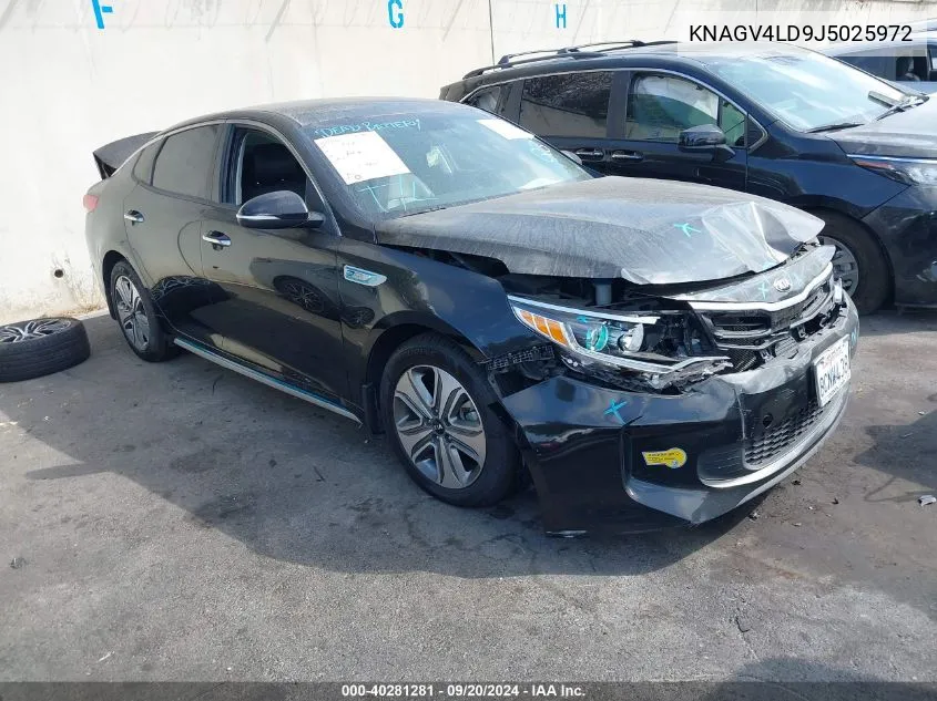 2018 Kia Optima Plug-In Hybrid Ex VIN: KNAGV4LD9J5025972 Lot: 40281281