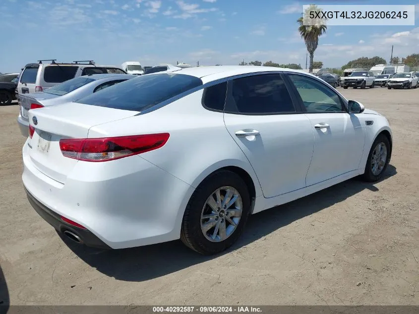 5XXGT4L32JG206245 2018 Kia Optima Lx