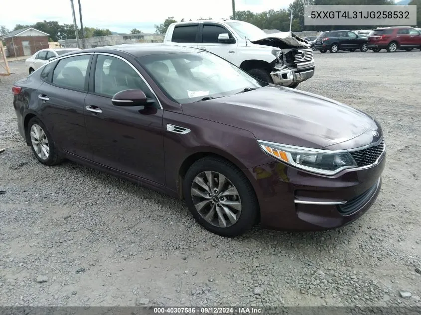 2018 Kia Optima Lx/S VIN: 5XXGT4L31JG258532 Lot: 40307586