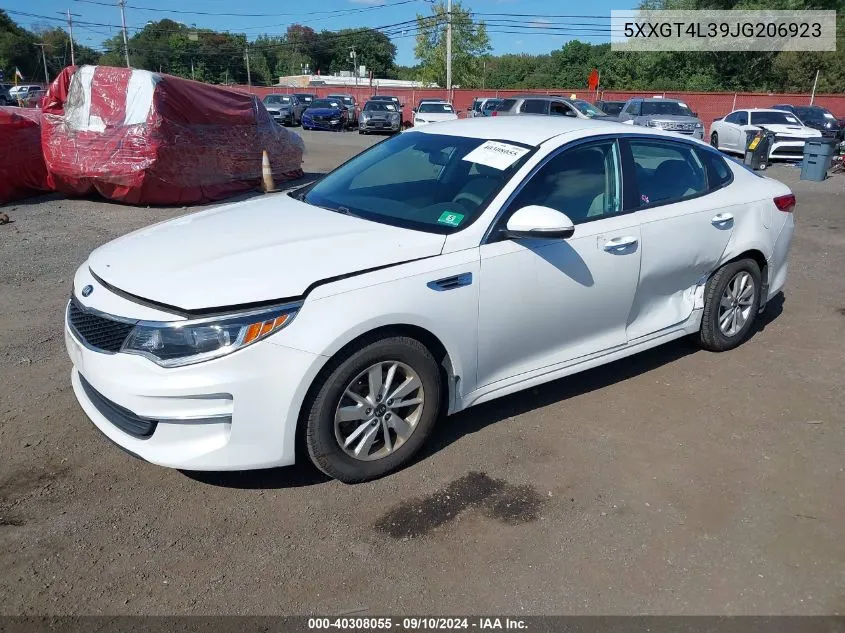 2018 Kia Optima Lx VIN: 5XXGT4L39JG206923 Lot: 40308055