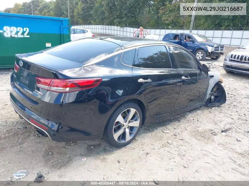 5XXGW4L29JG216687 2018 Kia Optima Sx Turbo