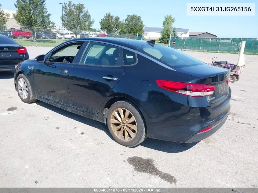 5XXGT4L31JG265156 2018 Kia Optima Lx/S