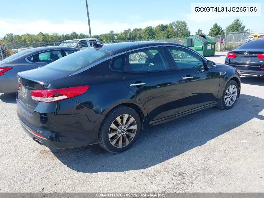 5XXGT4L31JG265156 2018 Kia Optima Lx/S