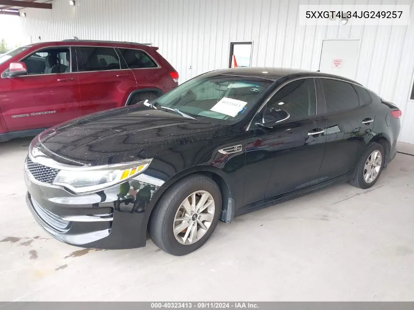 5XXGT4L34JG249257 2018 Kia Optima Lx