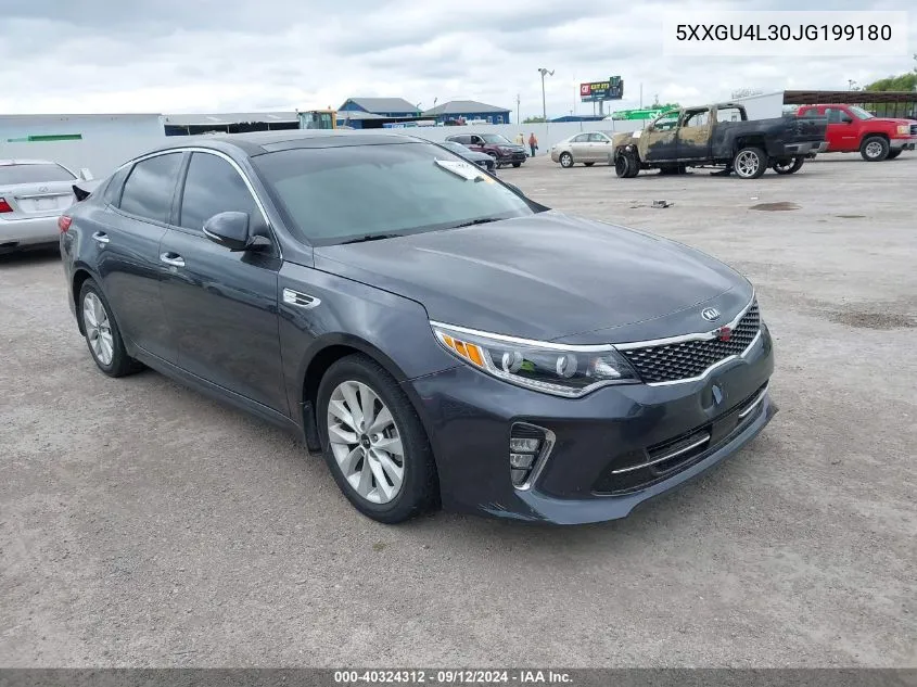 5XXGU4L30JG199180 2018 Kia Optima Ex