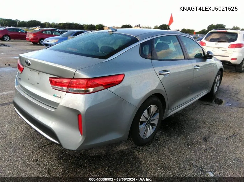 KNAGT4LEXJ5021525 2018 Kia Optima Hybrid Premium