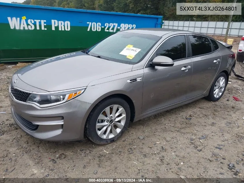 5XXGT4L3XJG264801 2018 Kia Optima Lx