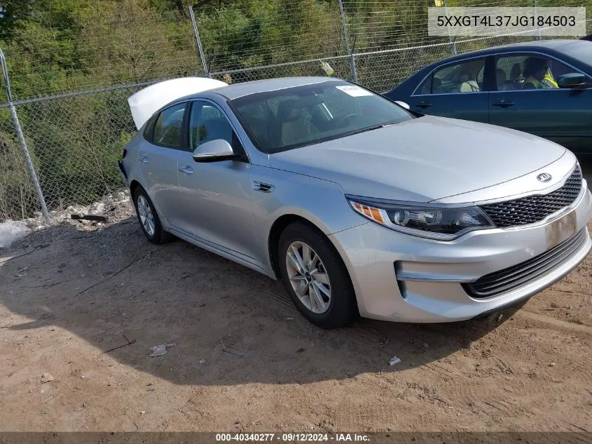 2018 Kia Optima Lx VIN: 5XXGT4L37JG184503 Lot: 40340277