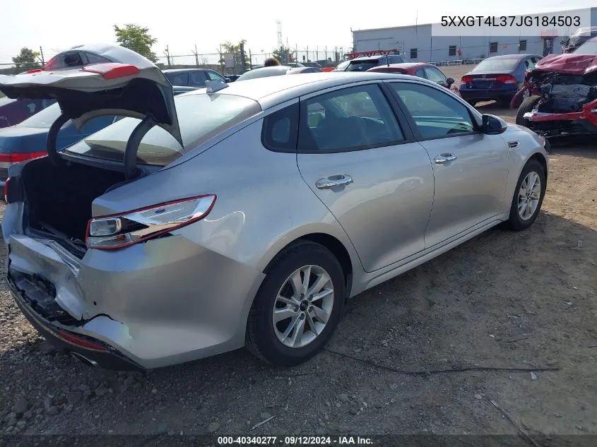 5XXGT4L37JG184503 2018 Kia Optima Lx