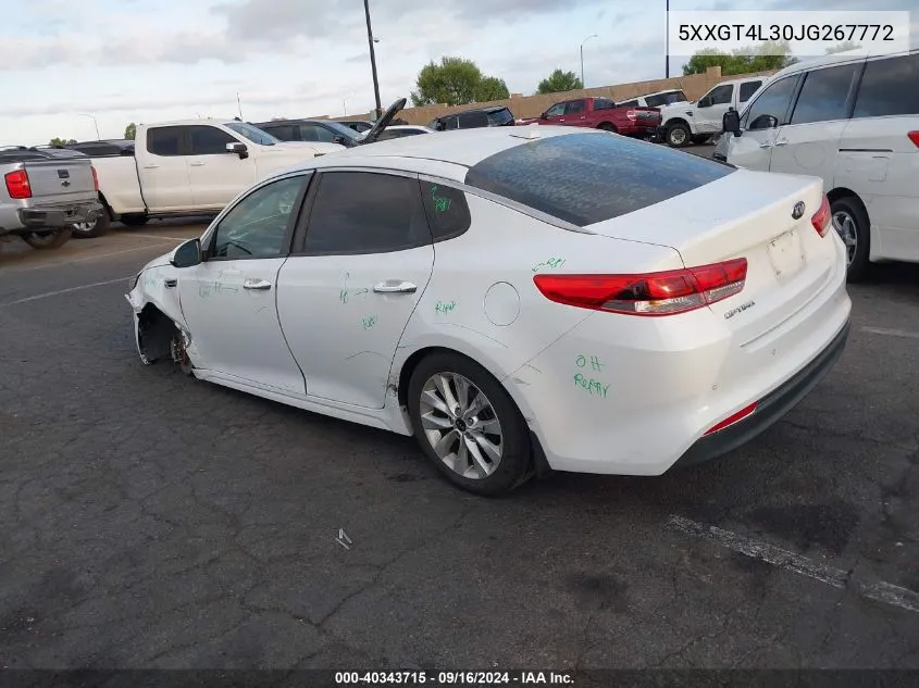 5XXGT4L30JG267772 2018 Kia Optima Lx