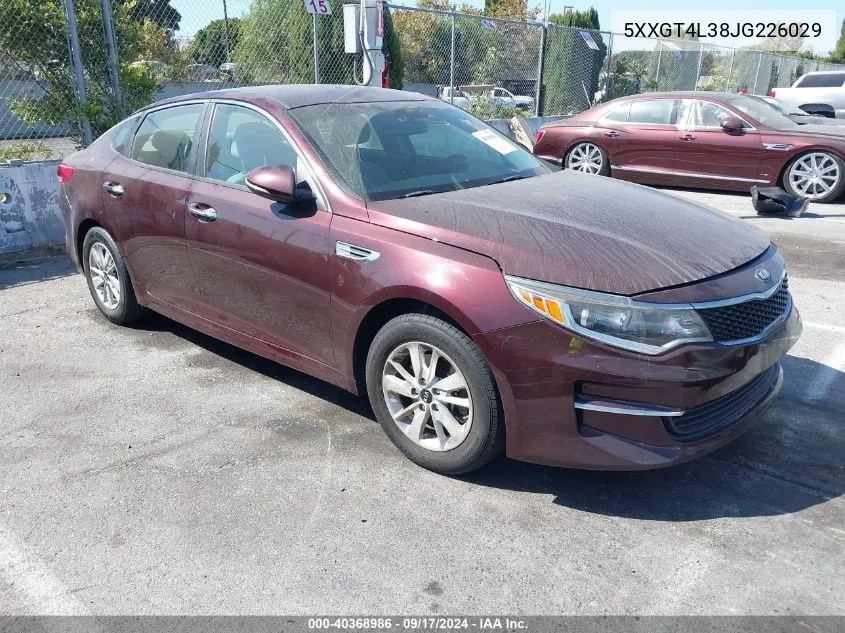 5XXGT4L38JG226029 2018 Kia Optima Lx