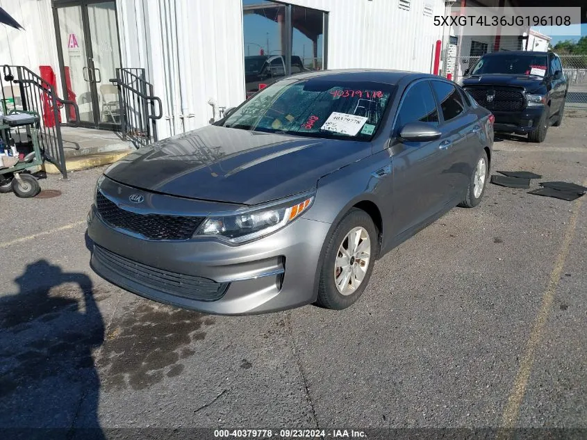 5XXGT4L36JG196108 2018 Kia Optima Lx/S