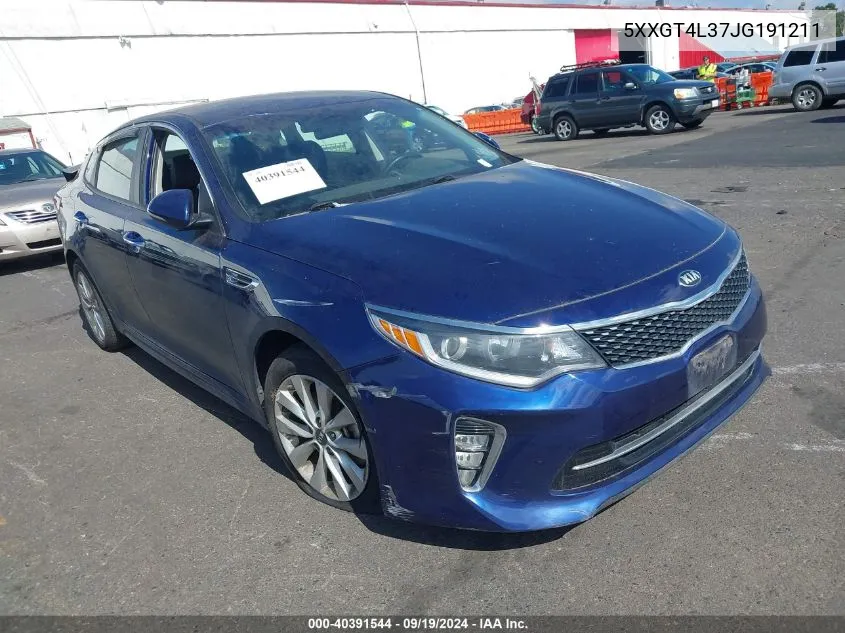 2018 Kia Optima S VIN: 5XXGT4L37JG191211 Lot: 40391544