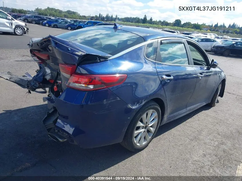 5XXGT4L37JG191211 2018 Kia Optima S